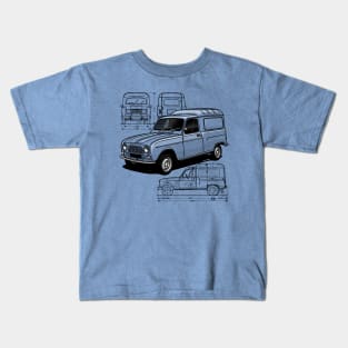 The iconic French van Kids T-Shirt